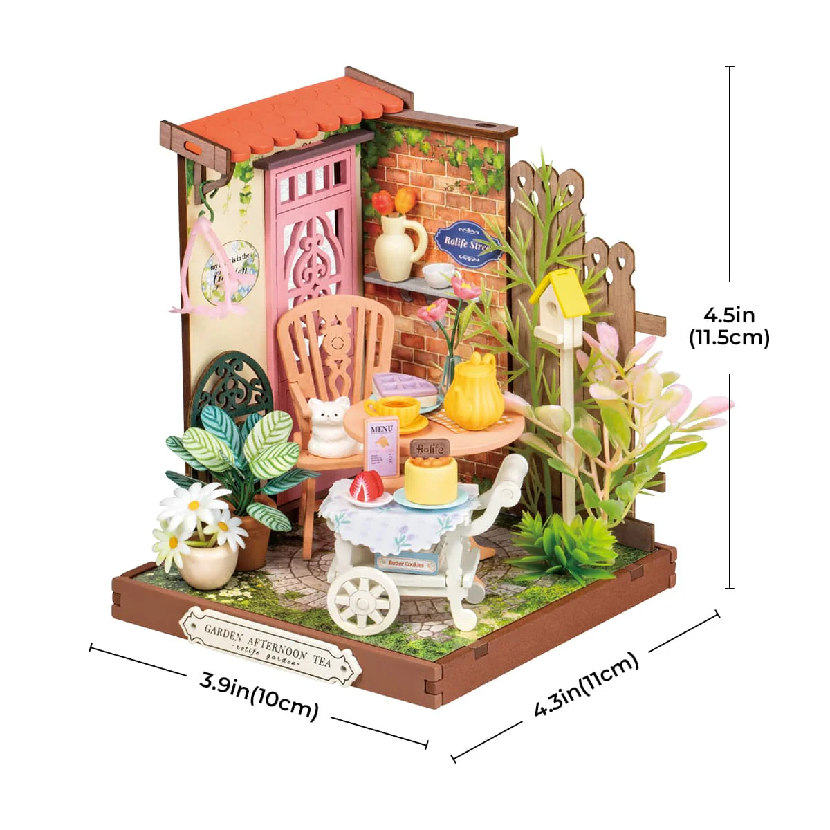 Rolife Fancy Tea Yard DIY Miniature House DS038 - Image 6