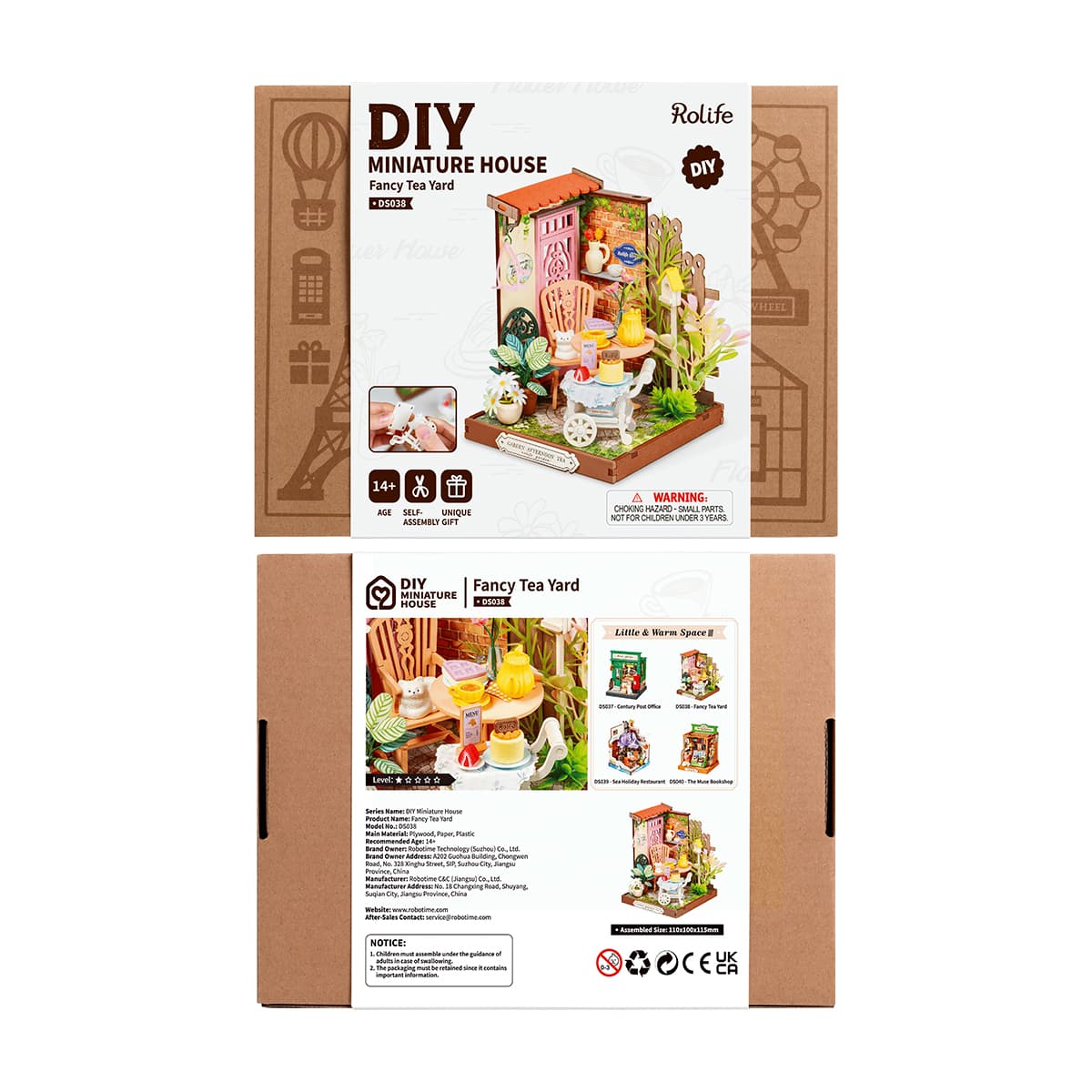 Rolife Fancy Tea Yard DIY Miniature House DS038 - Image 7