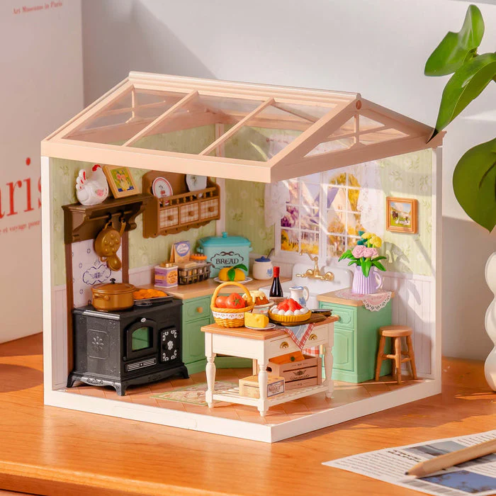Rolife Farmhouse Kitchen DIY Miniature House DW024 - Image 2