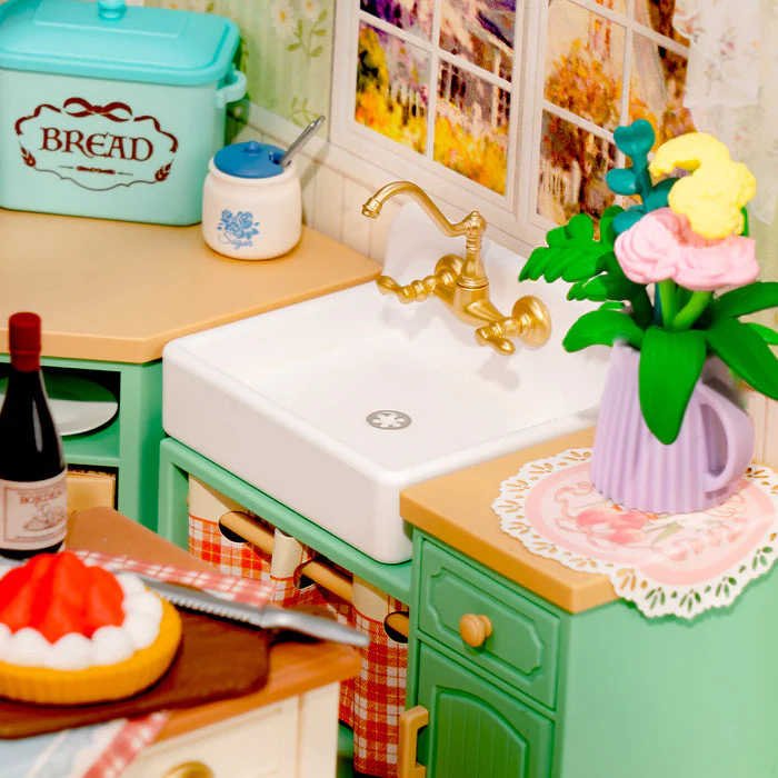 Rolife Farmhouse Kitchen DIY Miniature House DW024 - Image 3