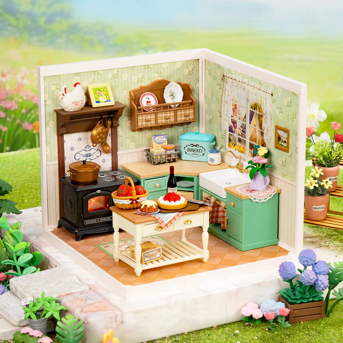 Rolife Farmhouse Kitchen DIY Miniature House DW024 - Image 4