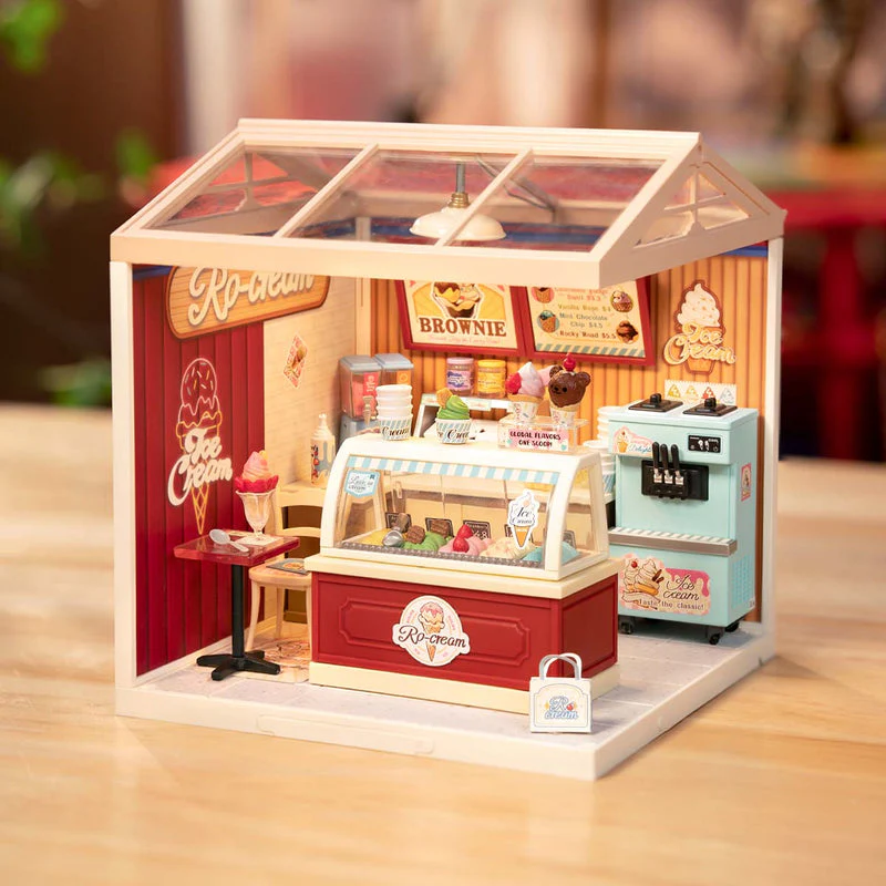 Rolife Flavorful Ice Cream DIY Miniature House DW018B - Image 2