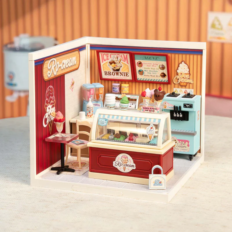 Rolife Flavorful Ice Cream DIY Miniature House DW018B - Image 3