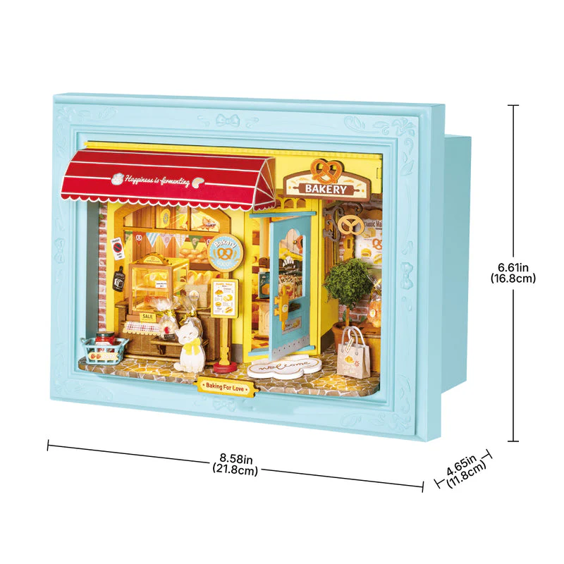 Rolife Fluffy Cat Bakery 3D Wooden Puzzle DP001 - Image 5