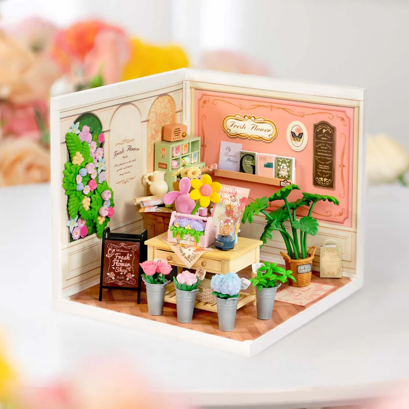 Rolife Fresh Flower Shop DIY Miniature House DW017B - Image 3