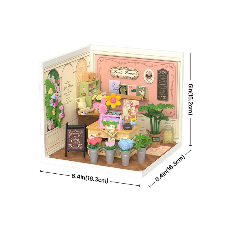 Rolife Fresh Flower Shop DIY Miniature House DW017B - Image 6