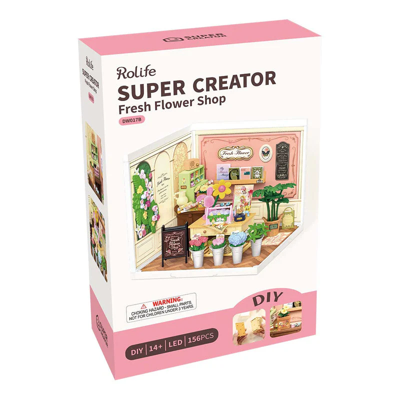 Rolife Fresh Flower Shop DIY Miniature House DW017B - Image 7
