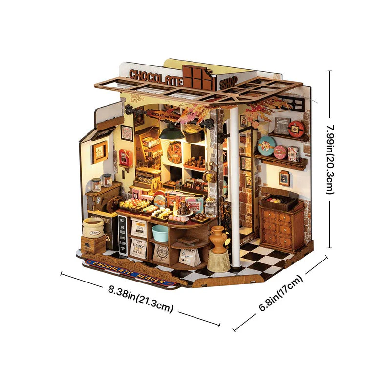 Rolife Henry's Chocolate DIY Miniature House DG174 - Image 6