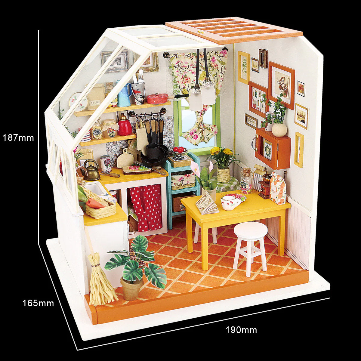 Rolife Jason's Kitchen Miniature Dollhouse Kit DG105 - Image 2