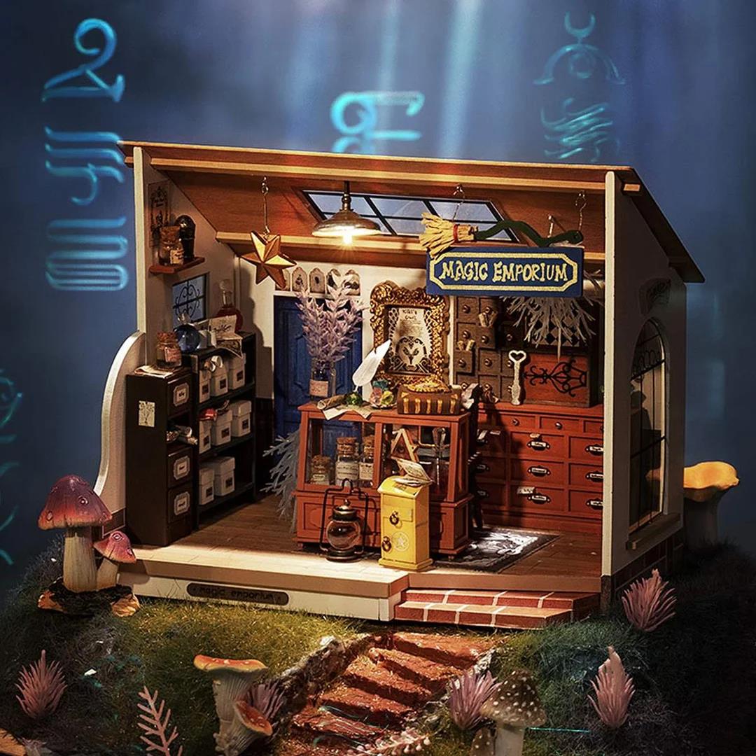 Rolife Kiki's Magic Emporium DIY Miniature House Kit DG155 - Image 2