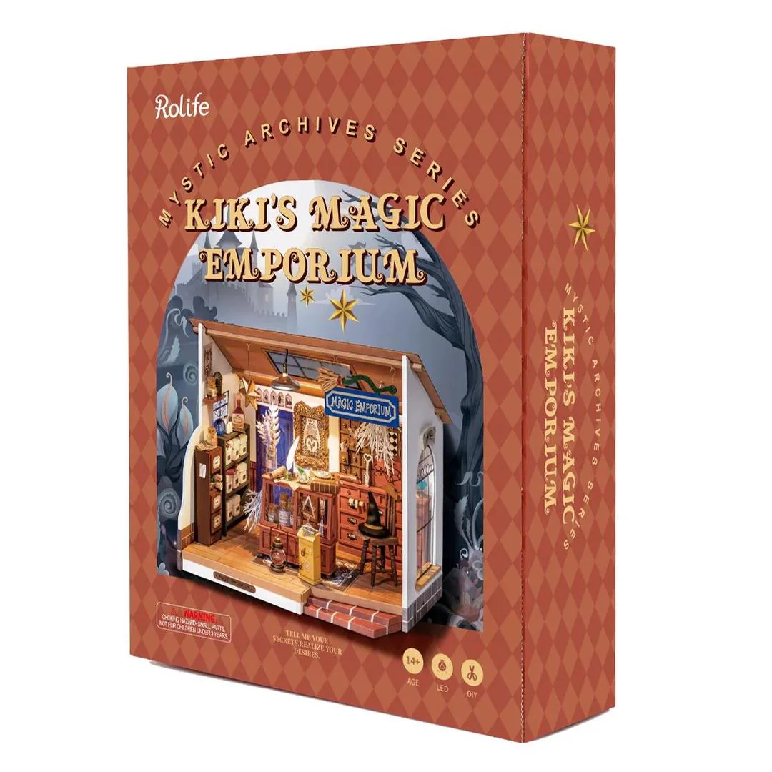 Rolife Kiki's Magic Emporium DIY Miniature House Kit DG155 - Image 6