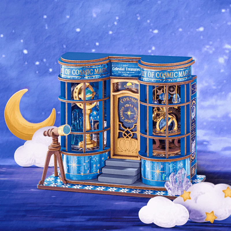 Rolife Magic Astronomy Shop DIY Miniature House DS048 - Image 2