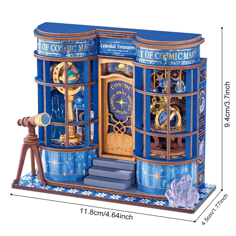 Rolife Magic Astronomy Shop DIY Miniature House DS048 - Image 6