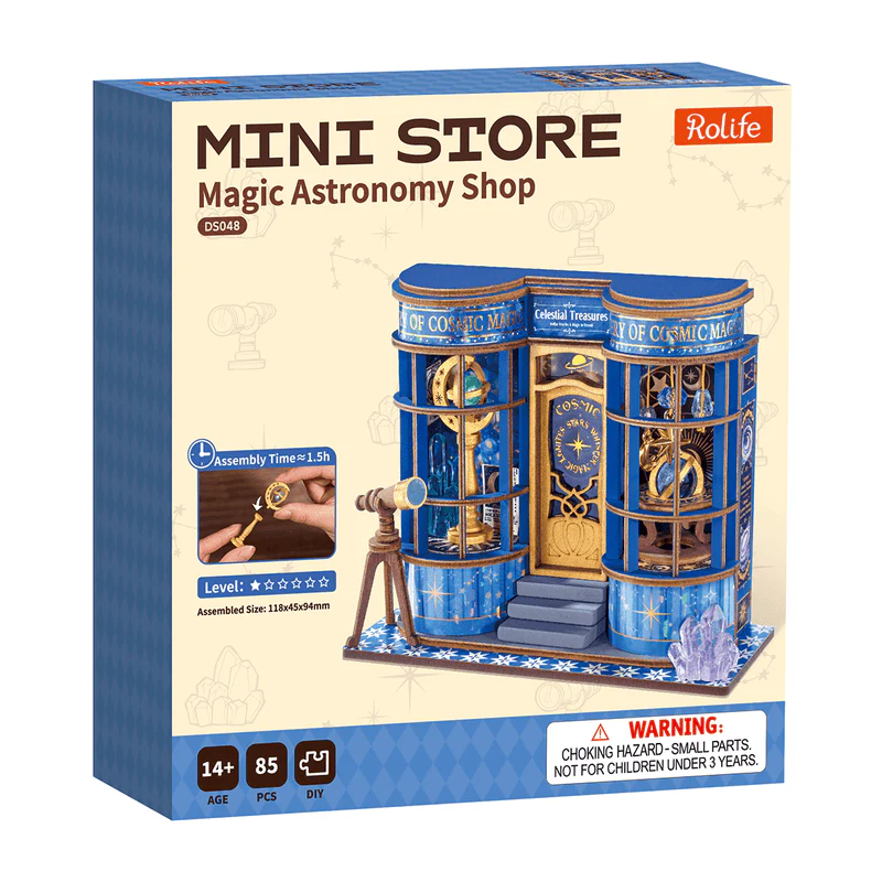 Rolife Magic Astronomy Shop DIY Miniature House DS048 - Image 7