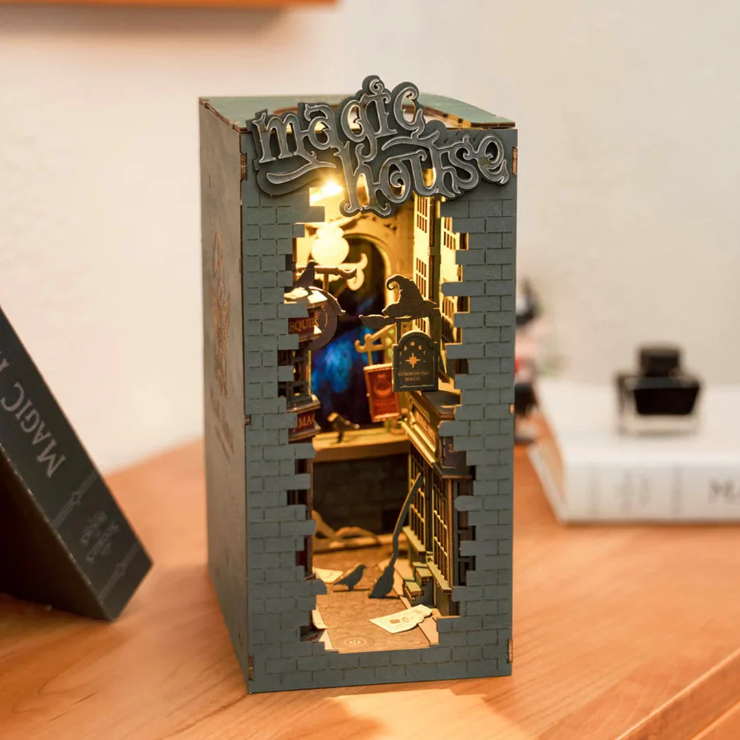 Rolife Magic House DIY Book Nook Shelf Insert TGB03 - Image 2