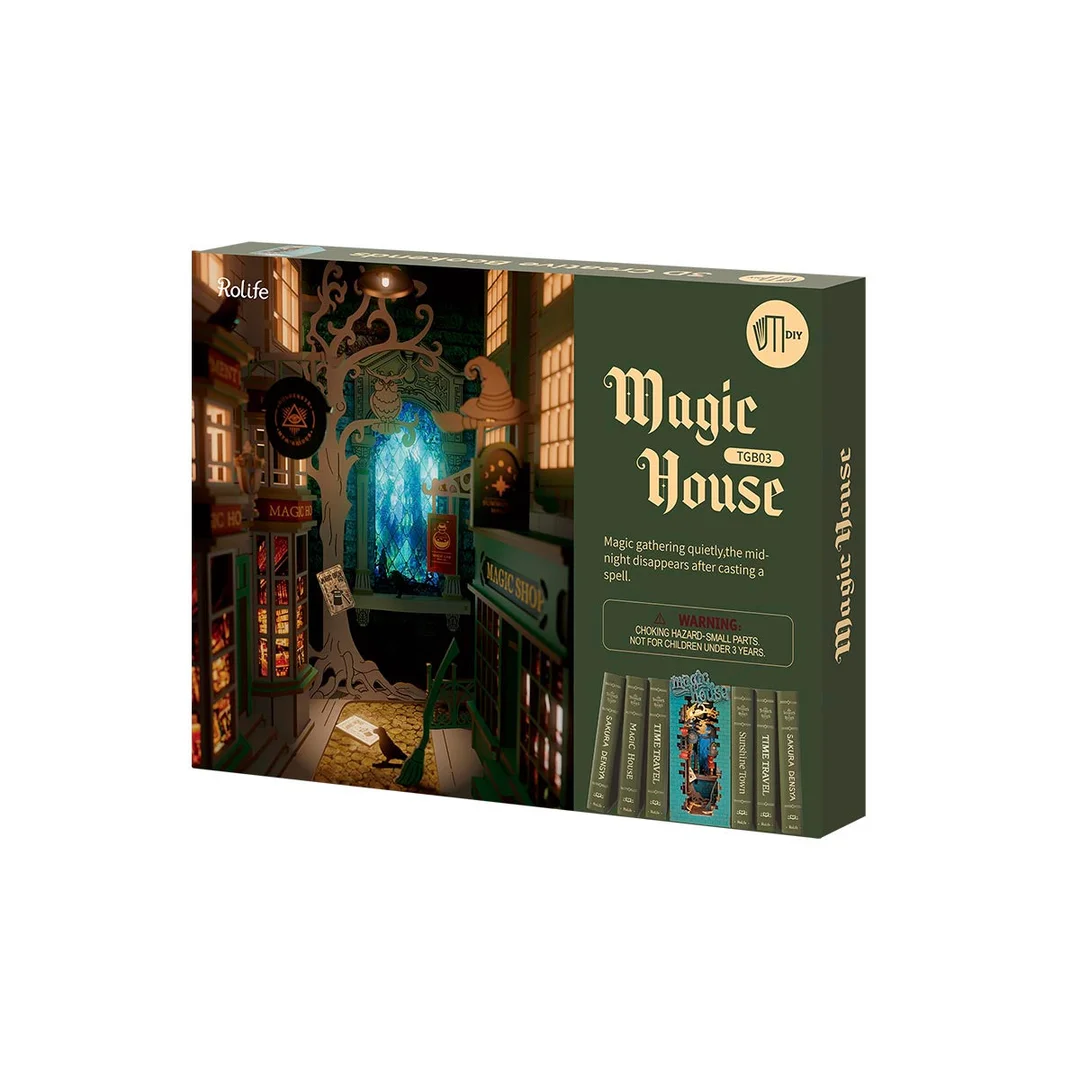 Rolife Magic House DIY Book Nook Shelf Insert TGB03 - Image 7