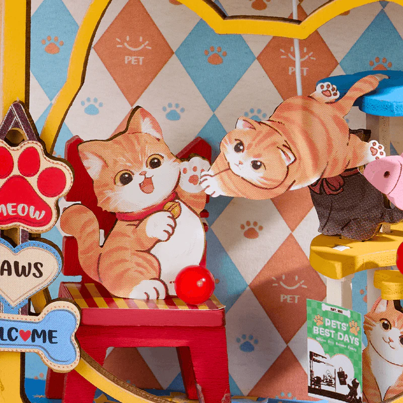 Rolife Pawfect Pet Shop DIY Miniature House DS045 - Image 5