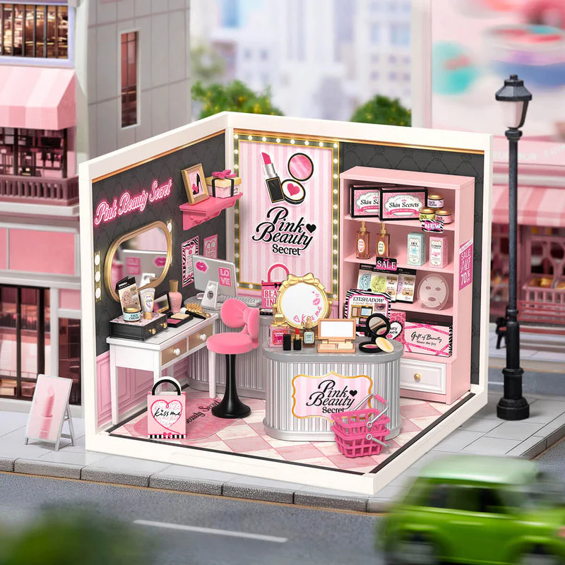 Rolife Pink Beauty Secret DIY Miniature House DW026 [PRE-ORDER] - Image 2