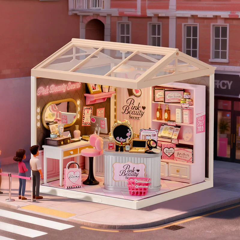 Rolife Pink Beauty Secret DIY Miniature House DW026 [PRE-ORDER] - Image 3