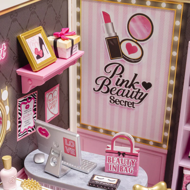 Rolife Pink Beauty Secret DIY Miniature House DW026 [PRE-ORDER] - Image 4