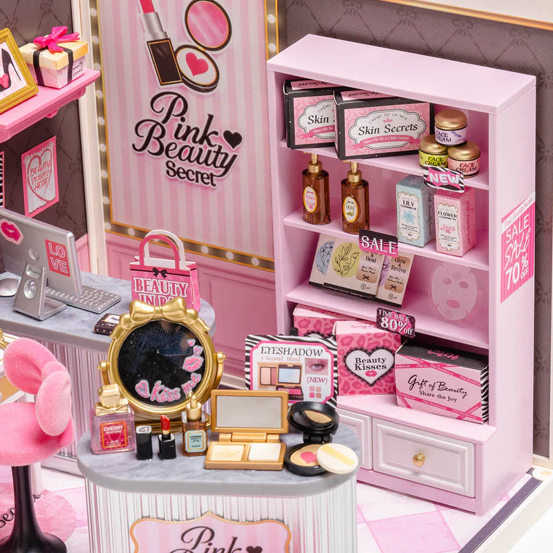 Rolife Pink Beauty Secret DIY Miniature House DW026 [PRE-ORDER] - Image 5