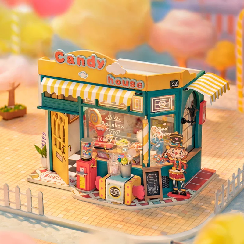 Rolife Rainbow Candy House DIY Miniature House DG158 - Image 2