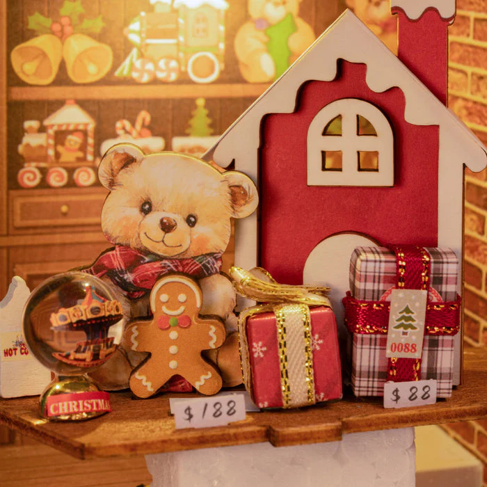 Rolife Santa's Toy Shop 3D Wooden Puzzle DP006 - Image 4