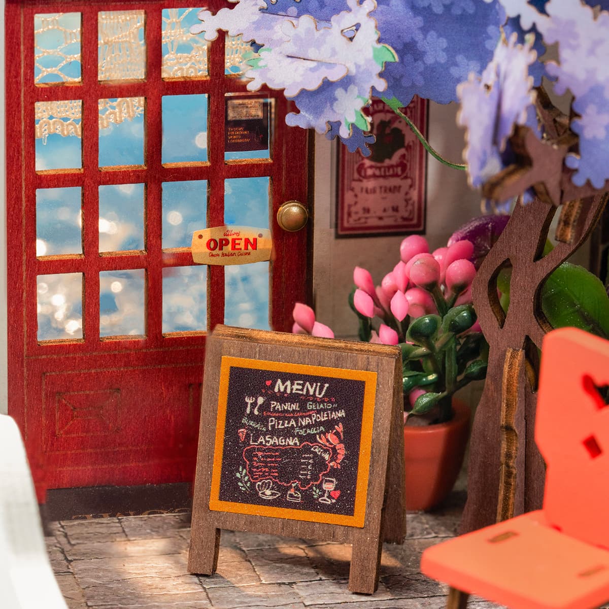 Rolife Sea Holiday Restaurant DIY Miniature House DS039 - Image 4