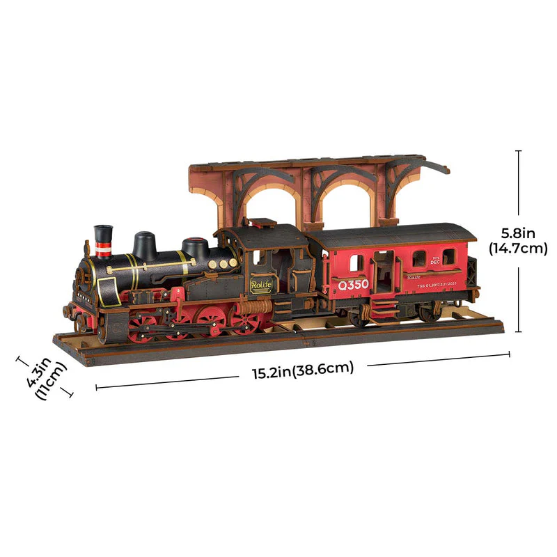 Rolife Steam Journey 3D Wooden Puzzle TGS01 - Image 6