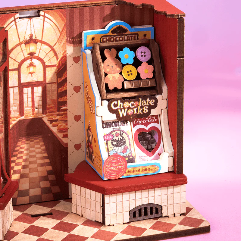 Rolife Sweet Chocolate Shop DIY Miniature House DS046 - Image 4