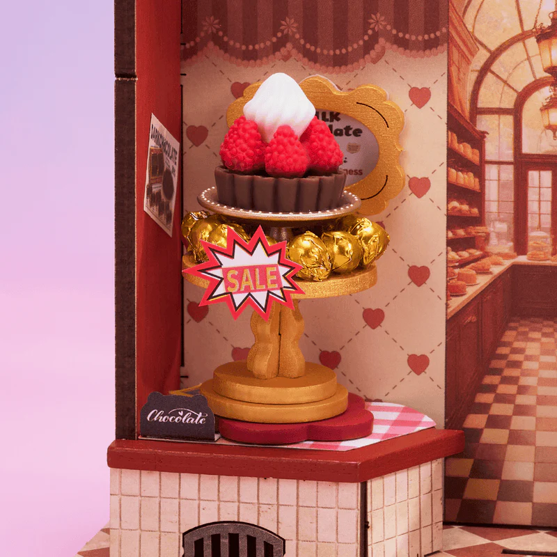Rolife Sweet Chocolate Shop DIY Miniature House DS046 - Image 5