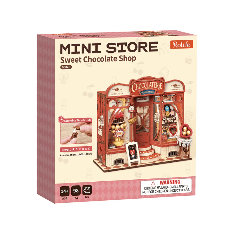 Rolife Sweet Chocolate Shop DIY Miniature House DS046 - Image 7