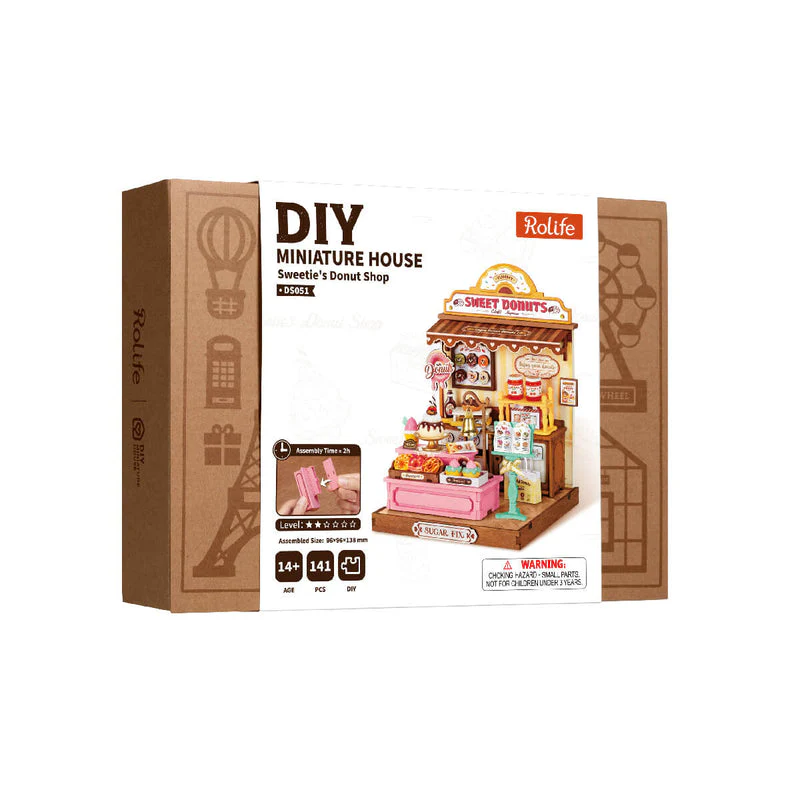 Rolife Sweetie's Donut Shop DIY Miniature House DS051 [PRE-ORDER] - Image 6