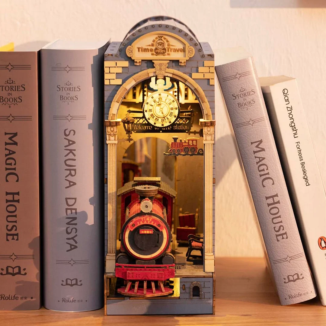 Rolife Time Travel DIY Book Nook Shelf Insert TGB04 - Image 2