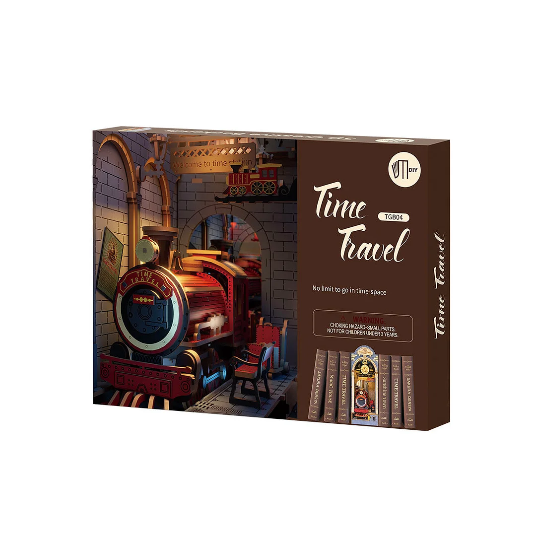 Rolife Time Travel DIY Book Nook Shelf Insert TGB04 - Image 7