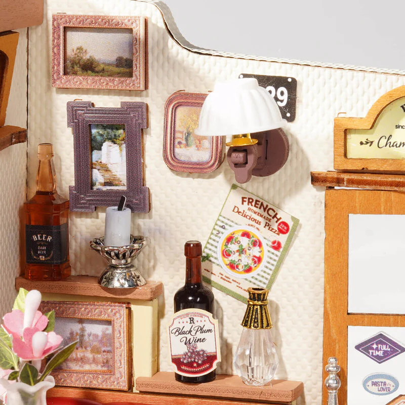 Rolife Champs-Élysées Bistro DIY Miniature House DS053 [PRE-ORDER] - Image 3