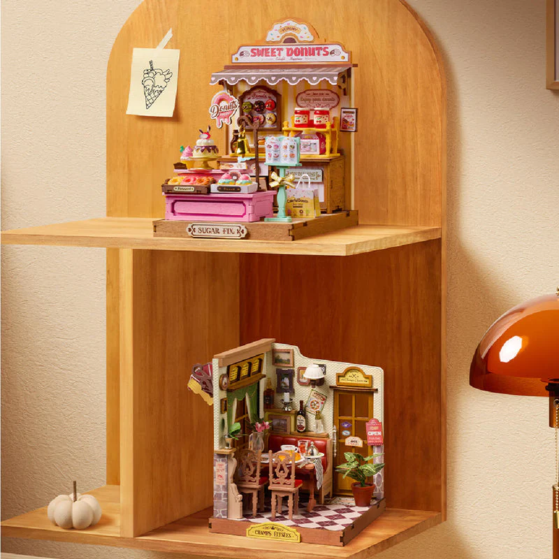 Rolife Champs-Élysées Bistro DIY Miniature House DS053 [PRE-ORDER] - Image 4