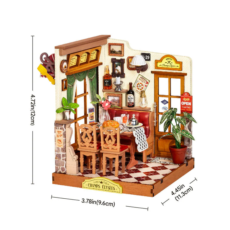 Rolife Champs-Élysées Bistro DIY Miniature House DS053 [PRE-ORDER] - Image 7