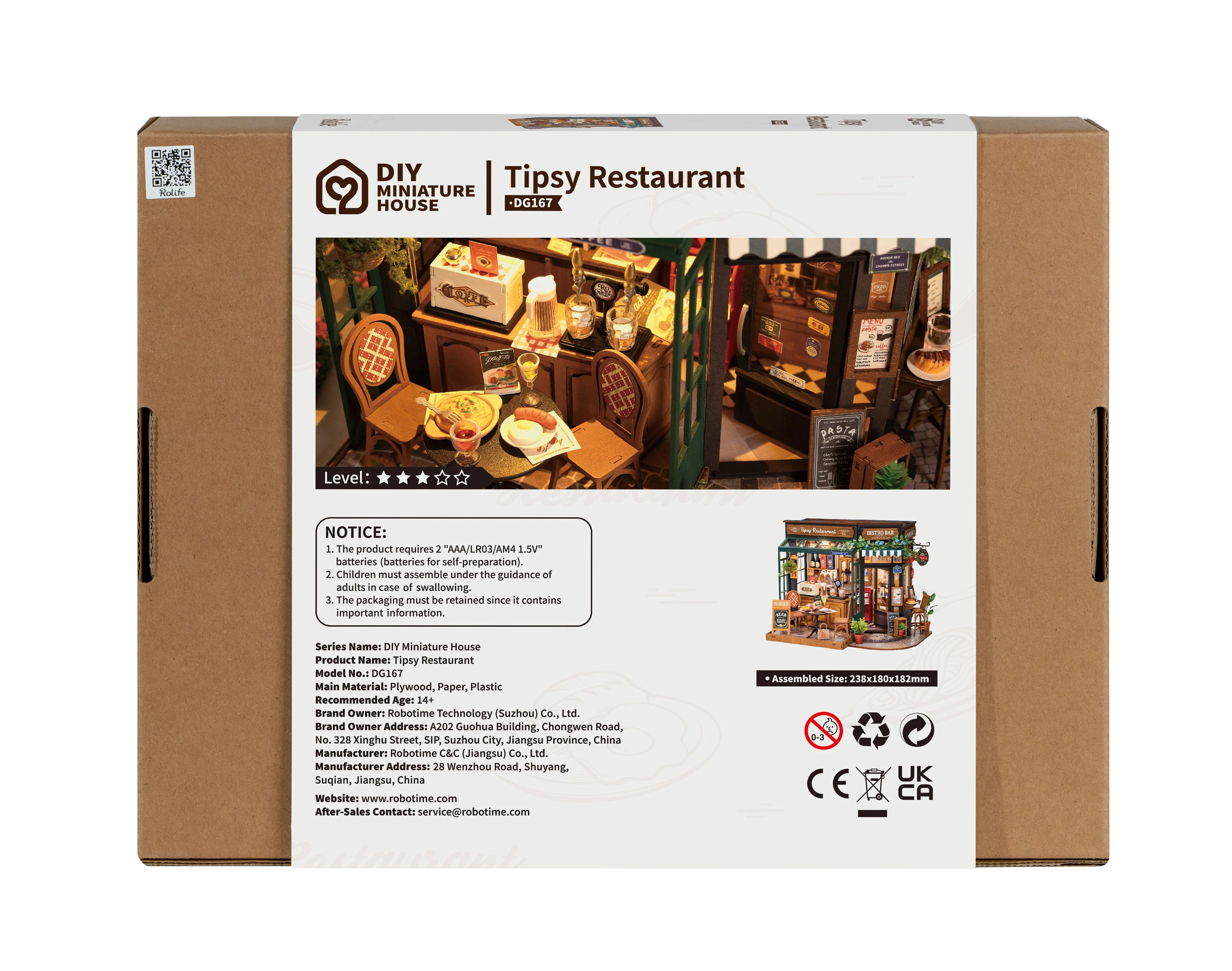 Rolife Tipsy Restaurant - DIY Miniature House DG167 - Image 10