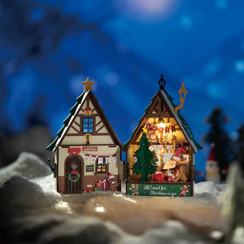 Rolife Twinkling Christmas House DS036 - Image 2