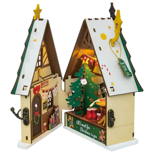 Rolife Twinkling Christmas House DS036 - Image 3