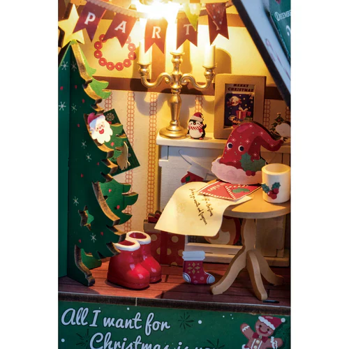 Rolife Twinkling Christmas House DS036 - Image 4