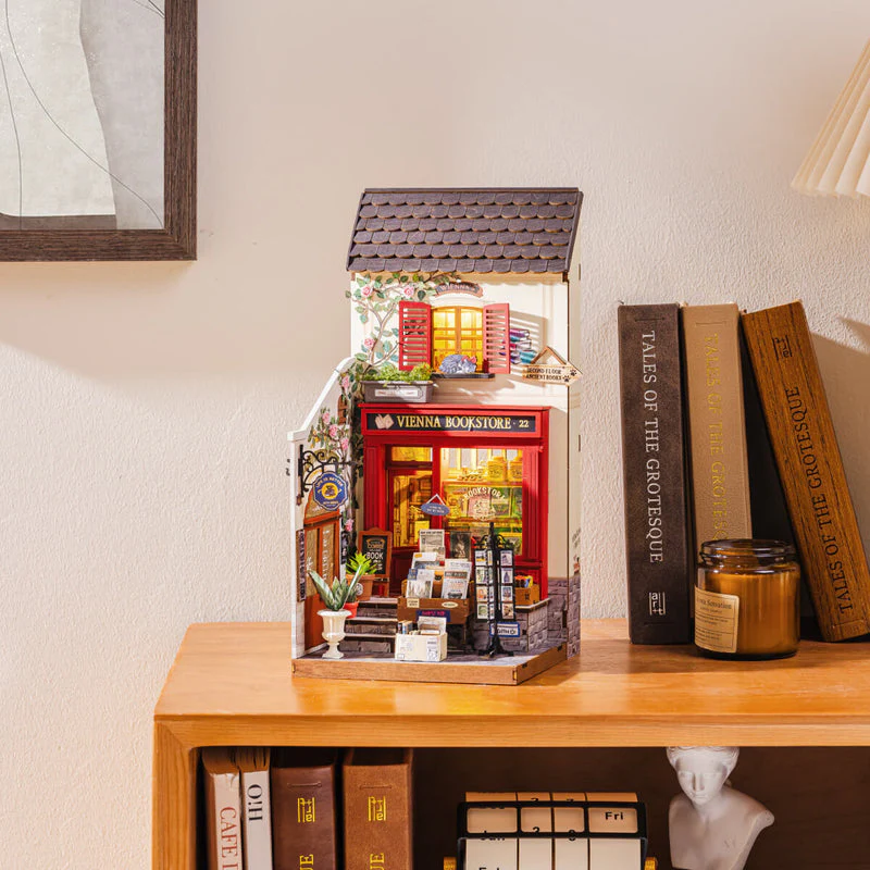 Rolife Vienna Bookstore DIY Miniature House DG183 [PRE-ORDER] - Image 3