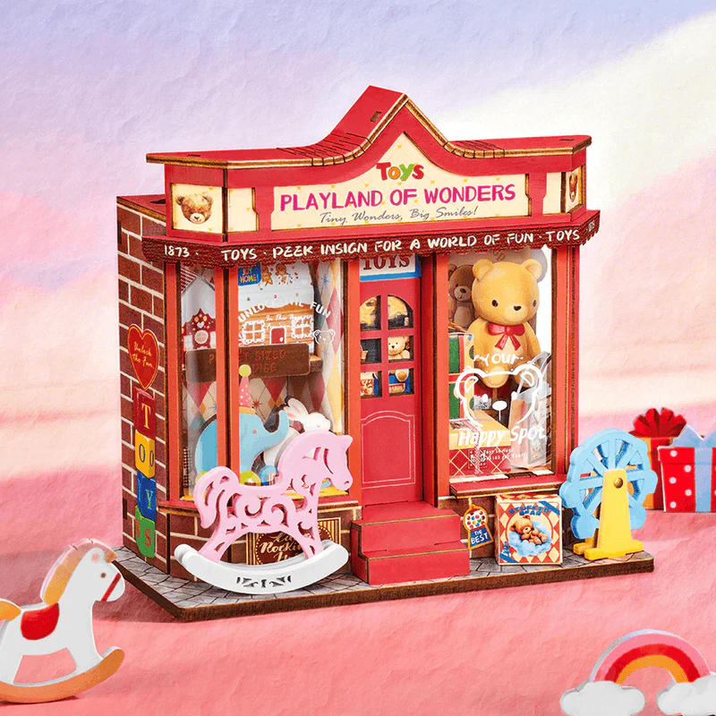 Rolife Whimsy Toy Shop DIY Miniature House DS044 - Image 2
