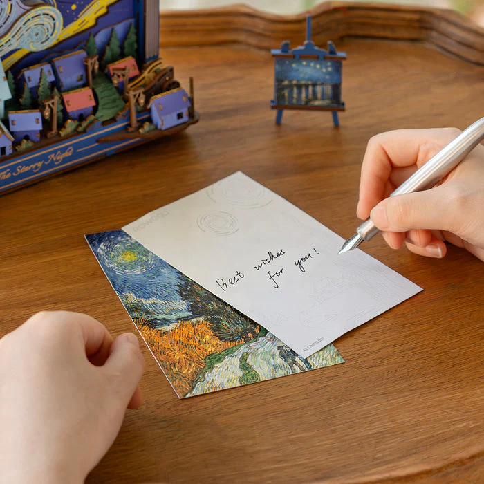 Rowood The Starry Night Wall Art 3D Wooden Puzzle TH003 - Image 7