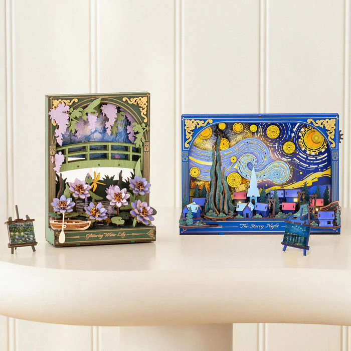 Rowood The Starry Night Wall Art 3D Wooden Puzzle TH003 - Image 8