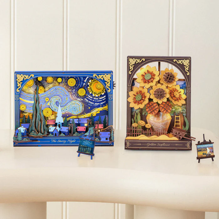 Rowood The Starry Night Wall Art 3D Wooden Puzzle TH003 - Image 9