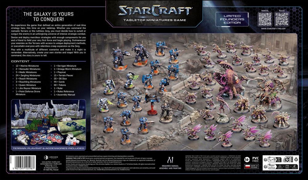 Starcraft Miniatures Games: Two Player Starter Set Founders Edition [PRE-ORDER] - Image 5
