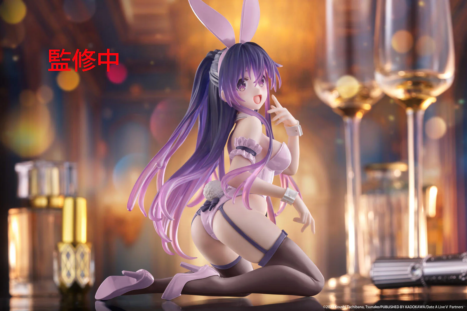 Taito - Date A Live - V Desktop Cute Figure Tohka Yatogami (Bunny Version) - Image 2