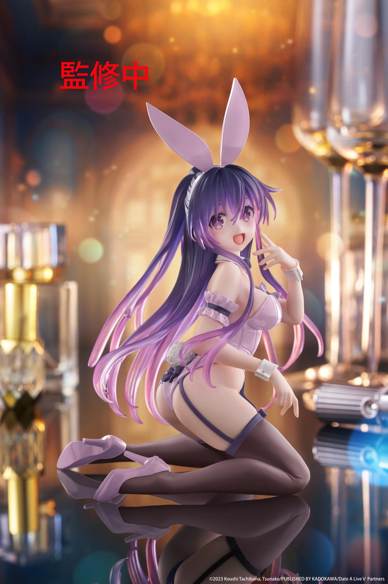 Taito - Date A Live - V Desktop Cute Figure Tohka Yatogami (Bunny Version) - Image 3